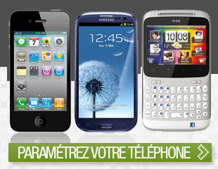 Paramétrez votre mobile